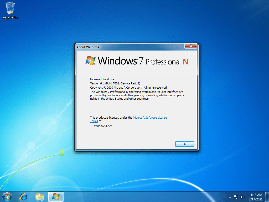Windows 7 Professional N SP1 [x86/x64] Microsoft Free Download